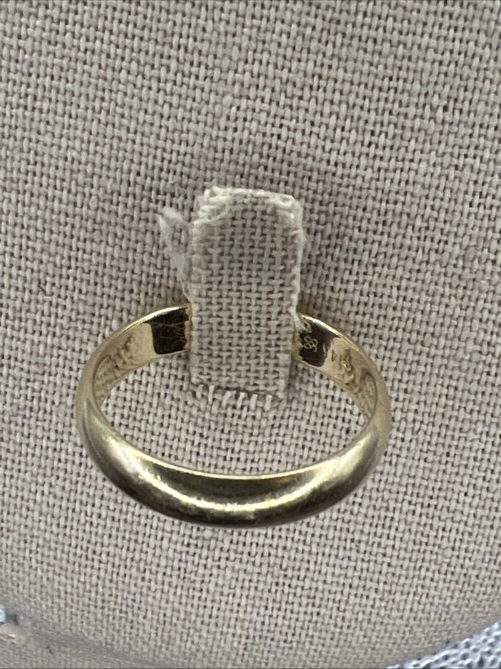 ArtCarved 14K Yellow Gold Wedding Band Ring 4.7g Size 10.5 Domed Classic 5mm